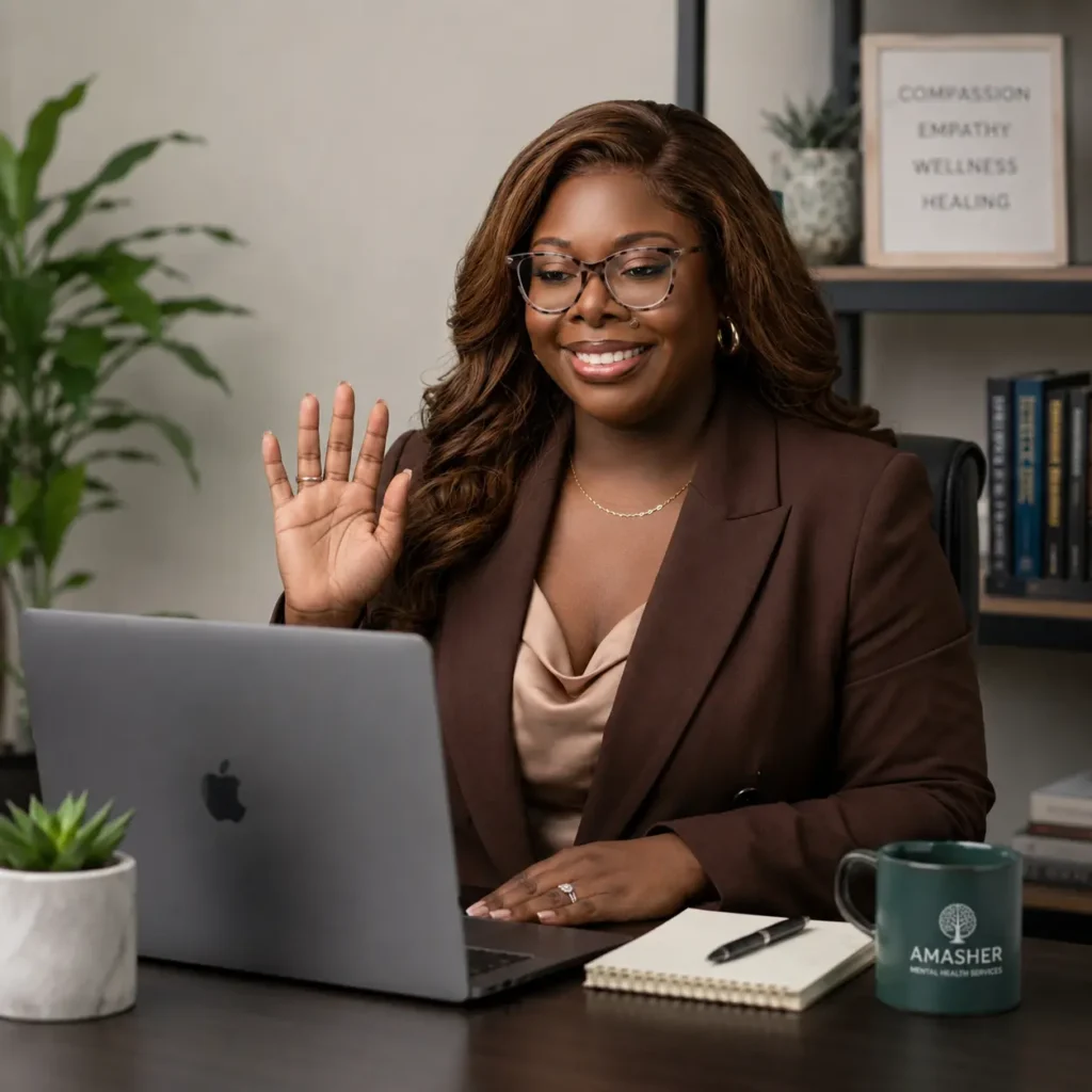 rachel onodu providing mental health care through telepsychiatry and online consultation